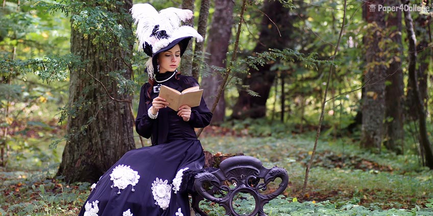 18th Century Woman with Book