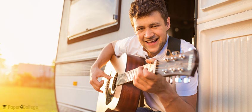 Boy Playing Guitar