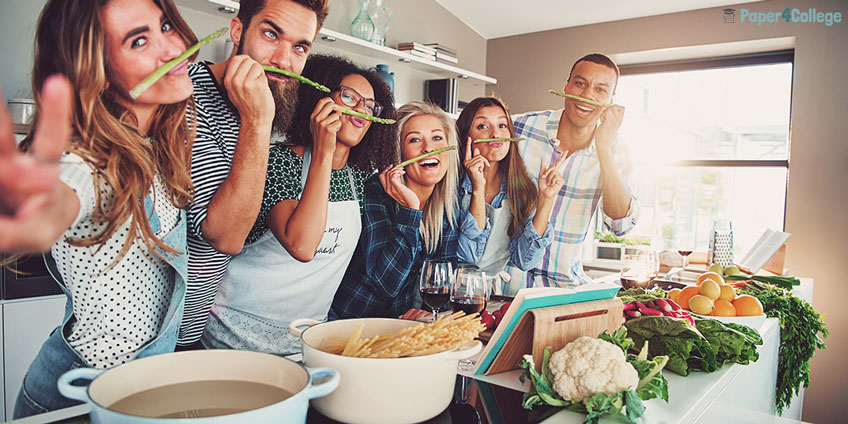 Friends Cooking