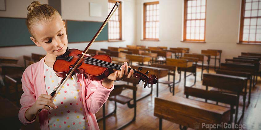 Girl Playing Violin