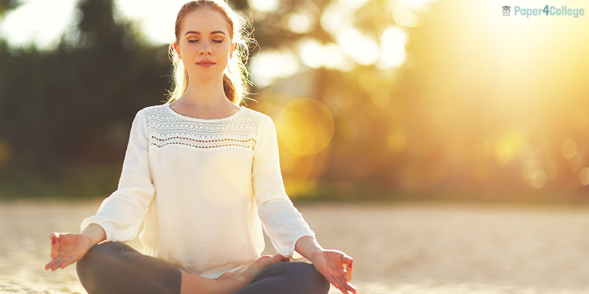 Girl Practicing Meditation