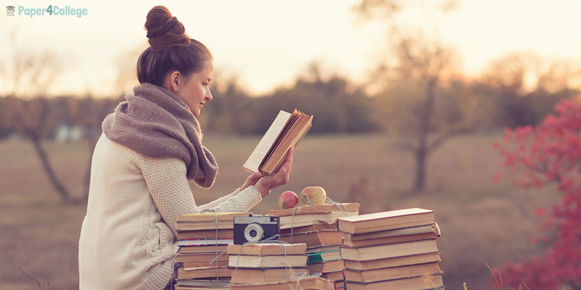 Girl Reading a Book