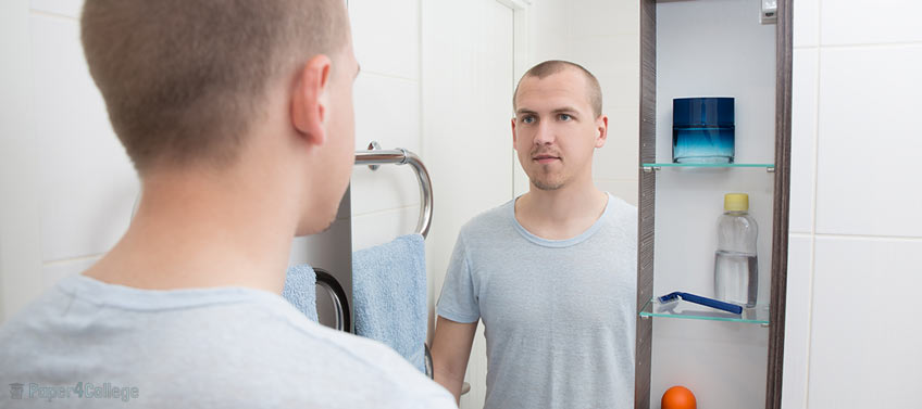 Man in Front of the Mirror