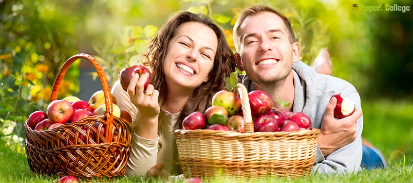 Smiling People Harvesting