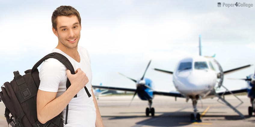 Student at Airport