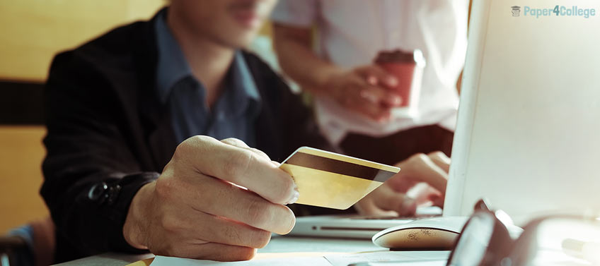 Student with a Credit Card