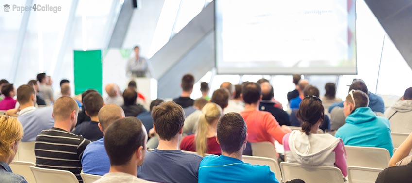 Student in a Lecture Hall