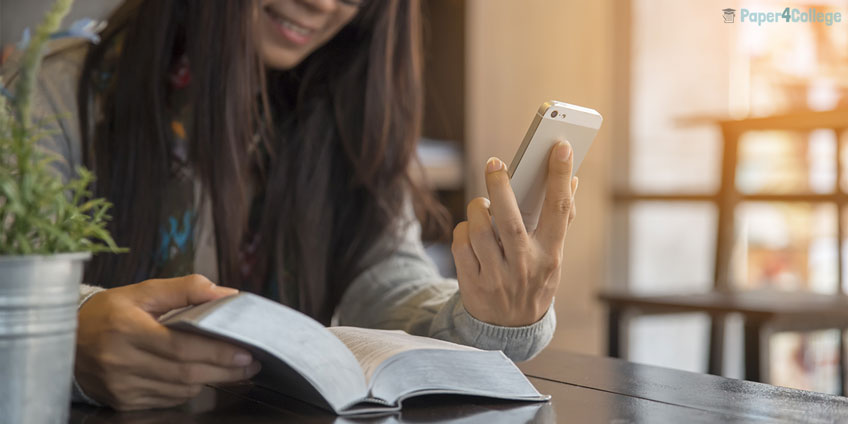 Student Reading Book