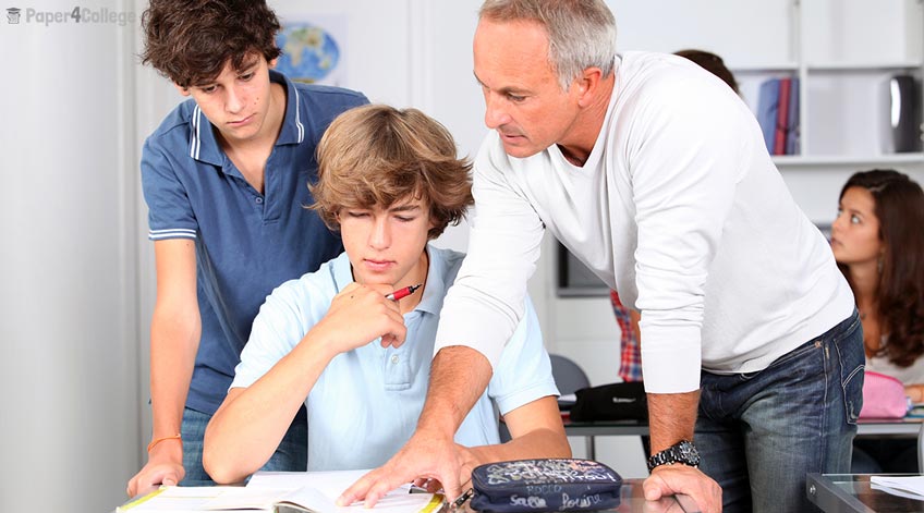 Student and Teacher Arguing