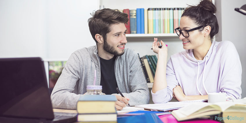 Students Laughing