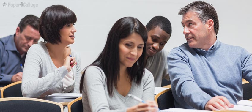 Students Talking