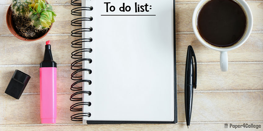 To-Do List with a Pen on It