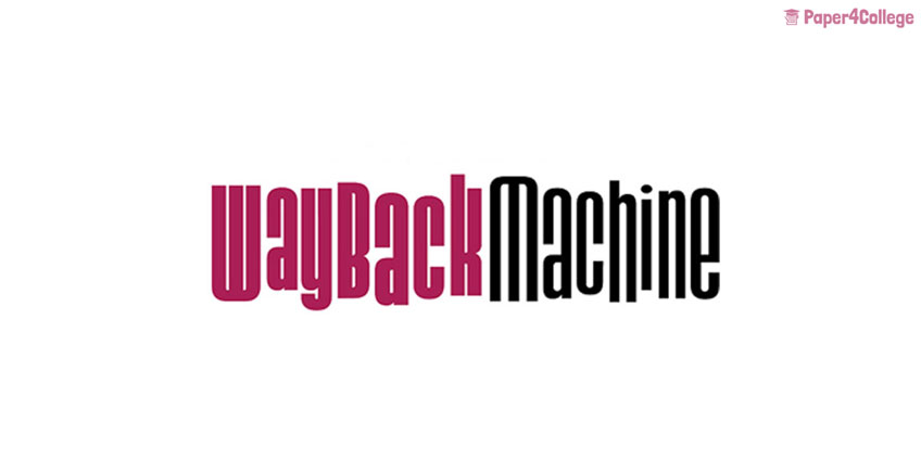 Wayback Machine Homepage